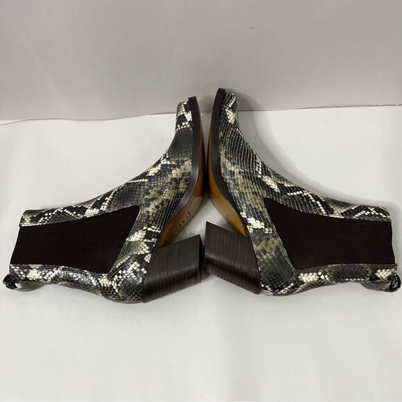 Rag & Bone Axis Boots Python Snakeskin Ankle Booties Womens Size 41 / US 11 - Picture 2 of 10